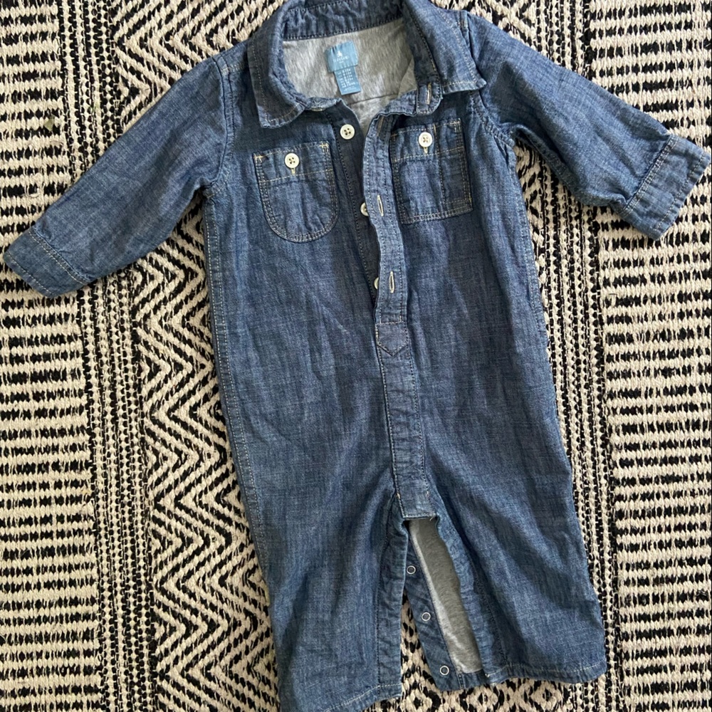 Baby Gap Denim jumpsuit